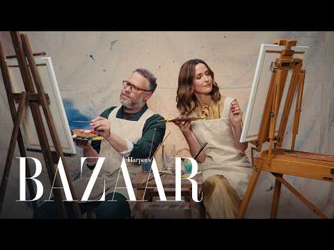 Seth Rogen & Rose Byrne Debate What’s Platonic and What’s Not | Portrait Mode | Harper's BAZAAR