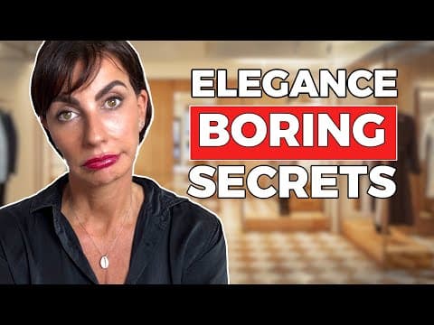 9 Boring Styling Secrets ELEGANT Women Don’t Share - NOT What You Think
