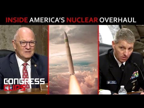 Sen. Cramer Questions Admiral Nominee on Sentinel Replacement for Aging Minuteman Missiles