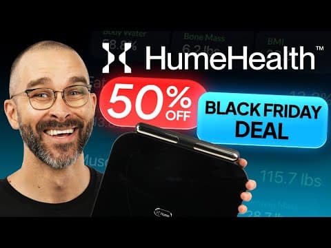CYBER WEEK Deal: Hume Health Body Pod Smart Scale at the Best Price