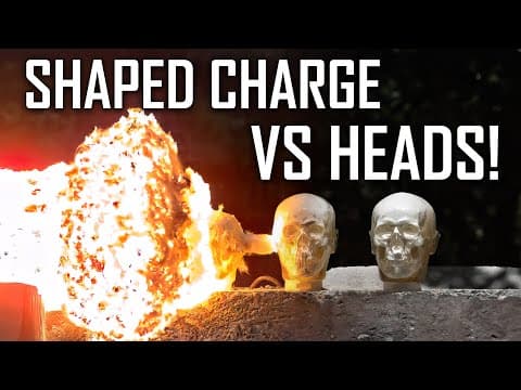 Shaped Charges vs Ballistic Heads! - Ballistic High-Speed