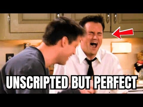 10 Times Matthew Perry Went Off Script (and It Was Perfect)