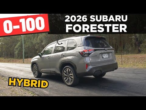 2026 Subaru Forester Hybrid review: 0-100 & POV test drive