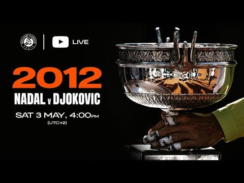 Full Match Nadal vs Djokovic 2012 Men's final | Roland-Garros