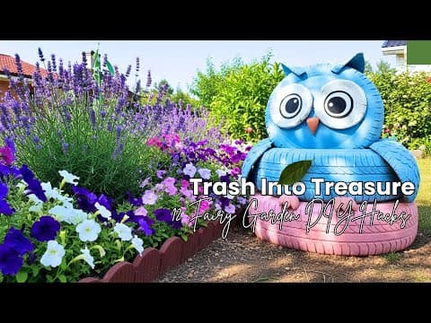 12 Upcycled Fairy Garden šø DIY Borders & Yard Hacks That Turn Trash Into Treasure
