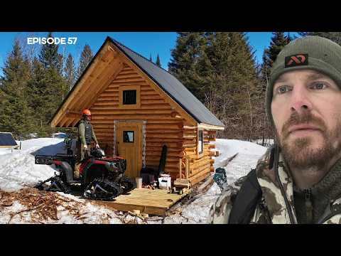 ATV Garage, Solar Stands, Woodshed |EP57| Log Cabin Build on Off-Grid Homestead