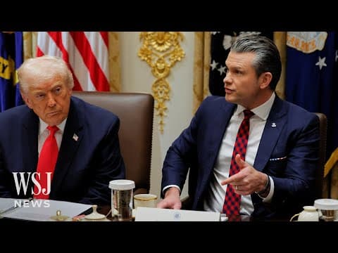 Hegseth on Alleged Drug Boat Strike: ‘I Did Not Personally See Survivors’ | WSJ News