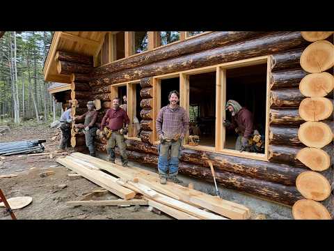 Family of 7 Builds Dream LOG HOUSE in the Alaskan Wilderness in 2 Years by @Montana Haven