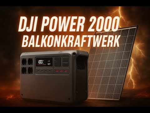 DJI Power 2000 can now also be a balcony power plant!