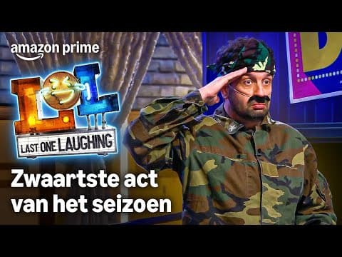 De militaire act van Jeroen ๐ช | LOL: Last One Laughing NL | seizoen 3