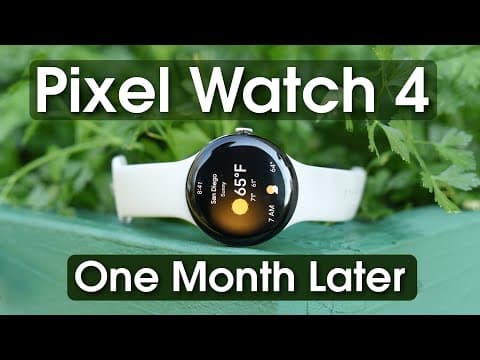 I wore the Pixel Watch 4 for One Month - The Good & The Bad