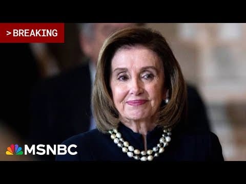 Nancy Pelosi announces she won't seek reelection next year
