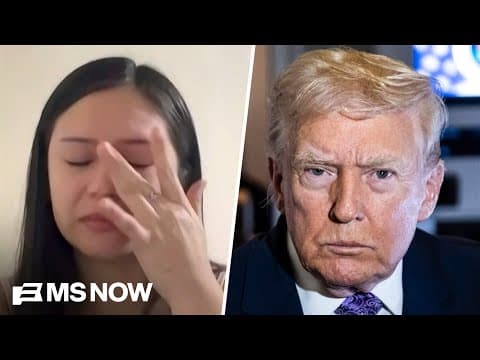 'Shackled' and 'Handcuffed': Deported college student in tears SPEAKING OUT on ICE encounter