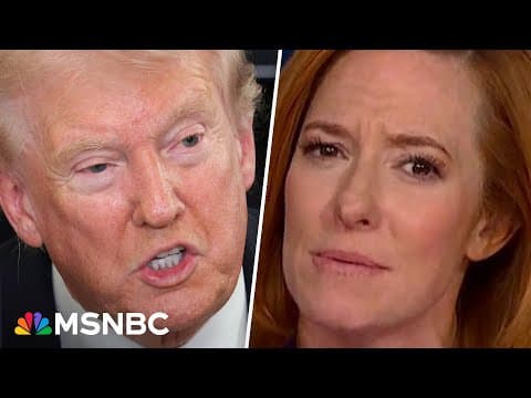 Psaki: Trump becomes a parody of himself as corruption and bad taste become hallmarks of his regime