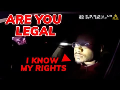 Entitled Driver Tries to Act Smart — Gets Instantly Tazed by Officer