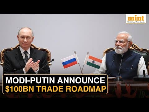 $100 Billion Bilateral Trade: PM Modi, Putin Set Ambitious Trade Goal And Other Key Cooperation