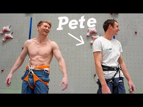 I Challenged Pete to a Speed Climbing duel