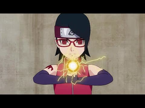 Sarada Uchiha: Powers & Fight Scenes | Boruto: Naruto Next Generation