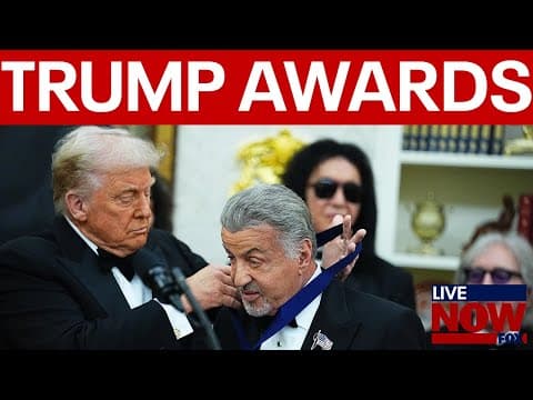 Trump awards Kennedy Center honorees