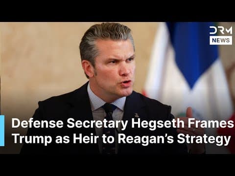 Hegseth Defends Trump’s Foreign Policy Approach in Keynote Speech | DRM News | AC1F