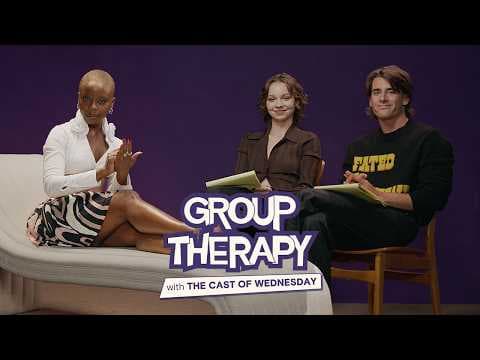 Emma Myers, Joy Sunday & Georgie Farmer Go to 'Wednesday' Group Therapy | Cosmopolitan