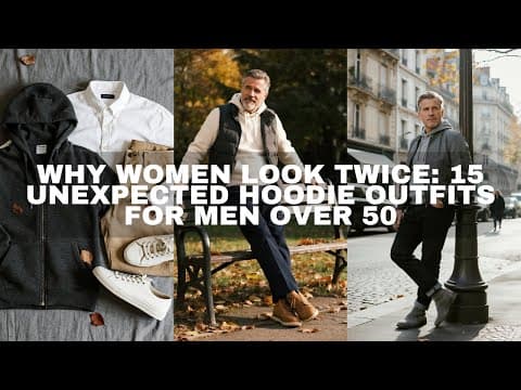 Why Women Look Twice: 15 Unexpected Hoodie Outfits for Men Over 50