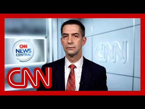 Sen. Cotton pressed on radio evidence in 'double-tap' strike on alleged drug boat