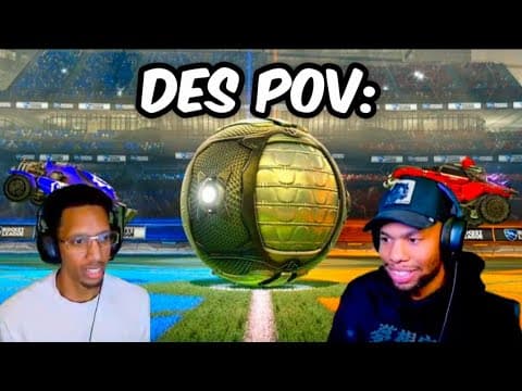 RDC Ben 1v1s RDC Des In Rocket League Round 2 (Des POV)
