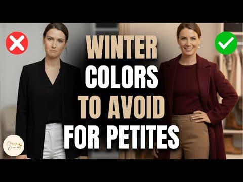 Avoid These 6 Winter Color Mistakes That Make Petite Women Look Shorter