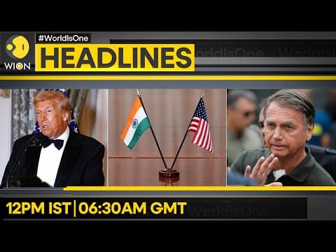 India-US Start Fresh Trade Talks | Brazil Moves to Slash Bolsonaro Jail Term | WION HEADLINES