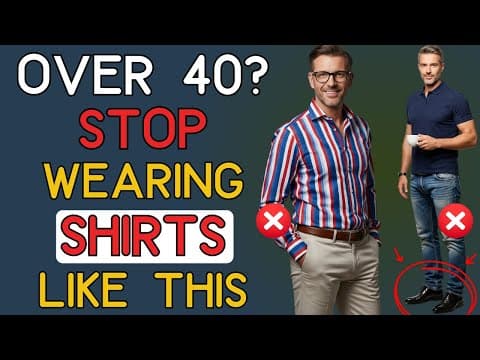 Most Men Over 40 Get at Least One of These Shirts Wrong — Here’s the Fix | 40+ Men's Fashion