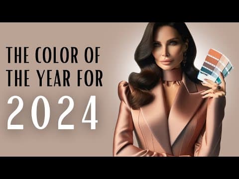 The 2024 PANTONE COLOR: Peach Fuzz