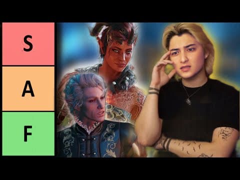 Ranking Every Baldurs Gate Romanceable Companion - Dannyphantom.exe