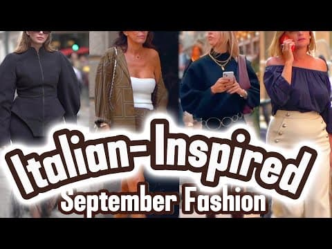 How Real Milanese Dress in Fall 2025 - Authentic Street Fashion Looks
