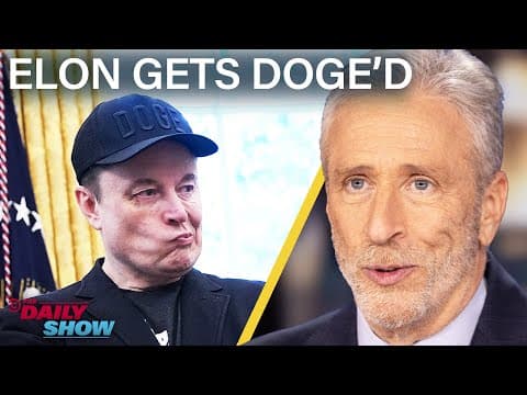 Jon Stewart on Elon Musk's Black-Eyed Exit & Trump's Insane New Biden Conspiracy | The Daily Show