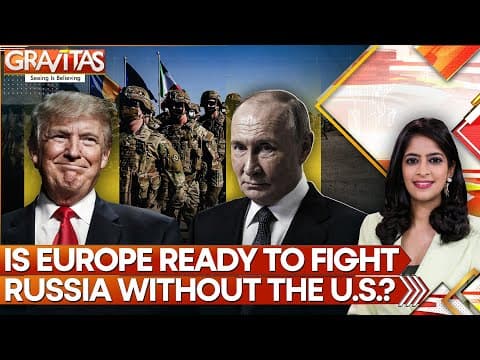 Europe Prepares for Next War With Russia With AI Sub-hunter, Doomsday Drones | Gravitas