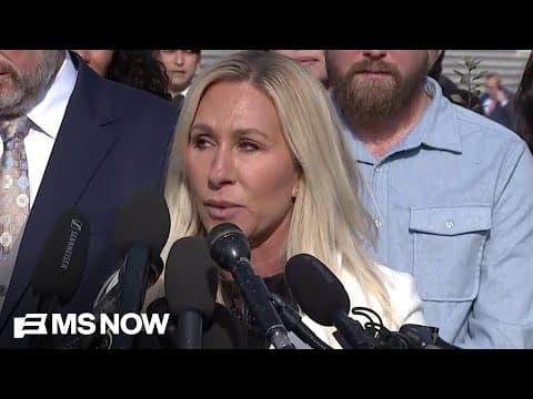 Epstein files fallout 'has ripped MAGA apart': Marjorie Taylor Greene