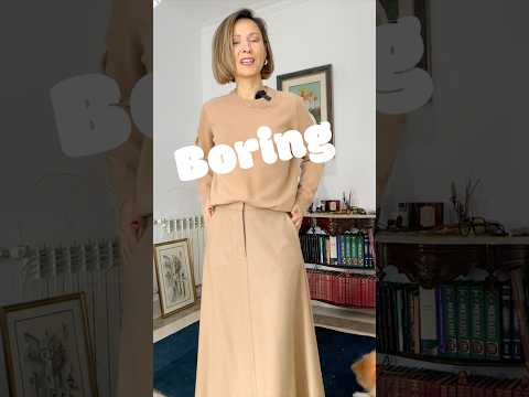 Elevate your basic look with just one extra layer 🤎 #howtolookstylish