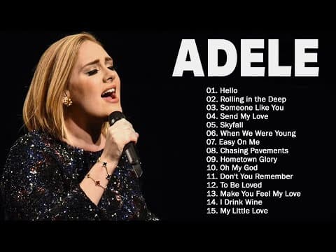 ADELE 2025 - Best Songs Collection Full Album - The Best Of ADELE - Greatest Hits