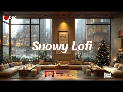 Deep Focus Lofi Playlist 🎄 Calm Christmas Vibes for Studying and Working from Home