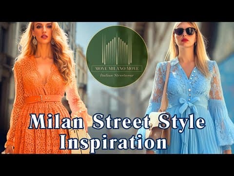 🌸Italian Summer Street Style 🇮🇹: Milan August Fashion Trends Ideas