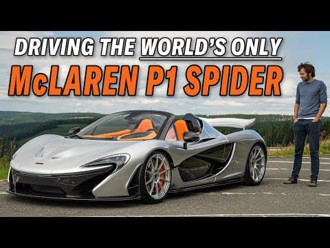 World Exclusive! Driving the McLaren P1 Spider from Lanzante | Henry Catchpole - The Driver’s Seat