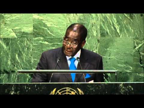 Zimbabwe's Robert Mugabe addresses UN General Assembly