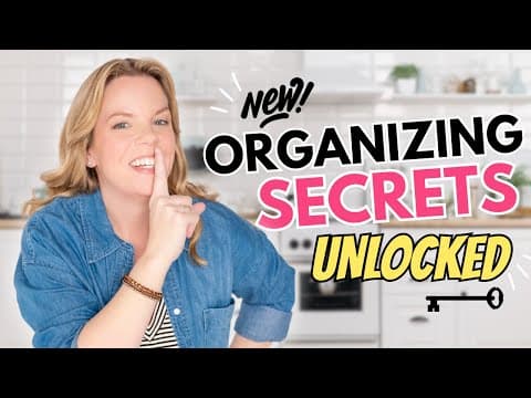 3 Secret Steps for an Organized Home (The Pros Don't Tell You This)!