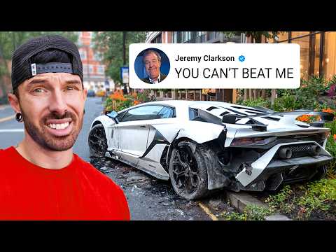 I REBUILT A WRECKED LAMBORGHINI SVJ THEN ATTEMPTED TO BEAT JEREMY CLARKSON