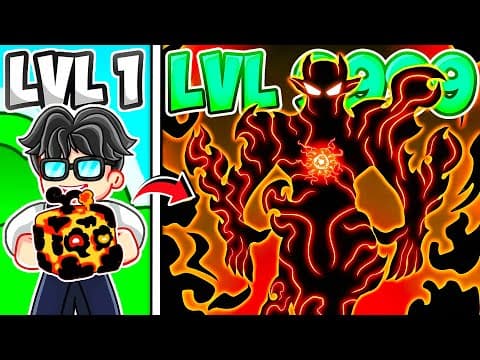 I Maxed MAGMA Fruit In Blox Fruits Roblox!