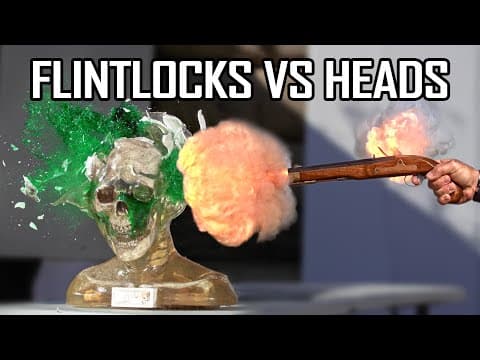 How Powerful are Black Powder Guns?? - Ballistic High-Speed