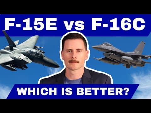 Which is Better F-15E or F-16? Fighter Pilot Reacts