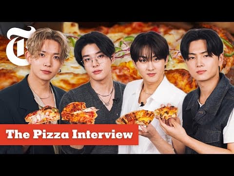 ENHYPEN: The Pizza Interview | NYT Cooking