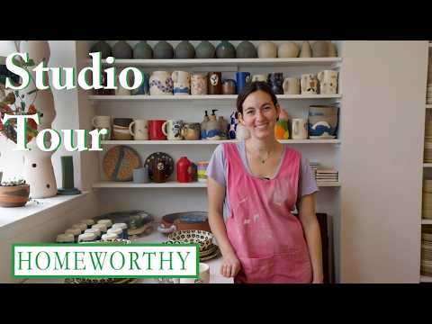 STUDIO TOUR | Inside a Dreamy Ceramics Studio in New York City | How To Make Ceramics